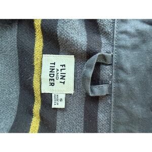 Flint and Tinder Waxed Trucker Jacket Flannel Lined – Size M – Charcoal